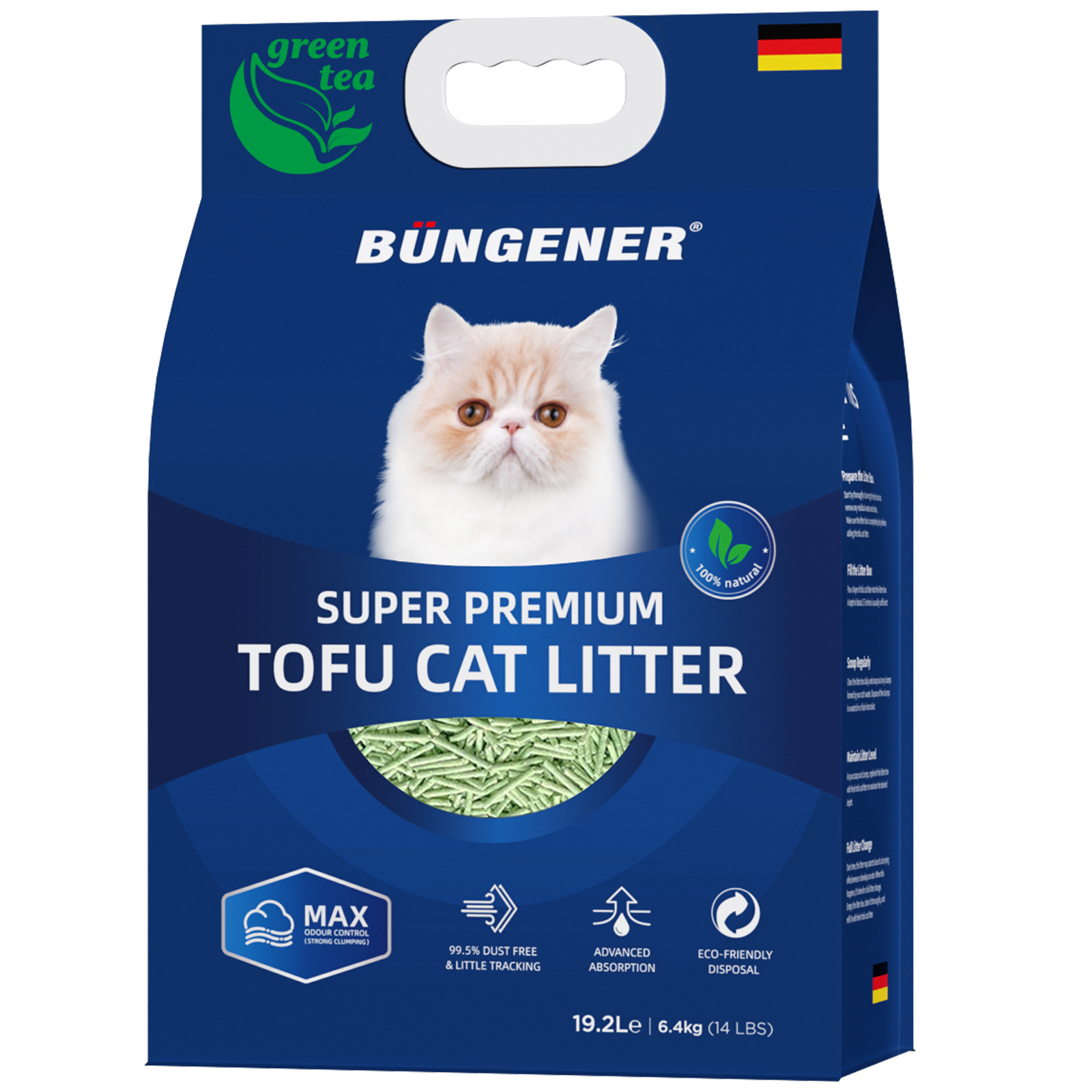 Büngener GREEN TEA TOFU CAT LITTER