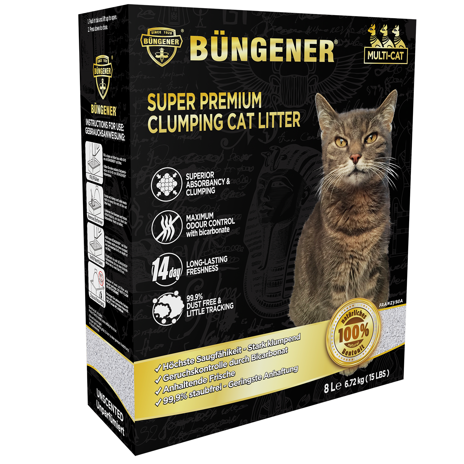 Büngener CAT LITTER - UNSCENTED