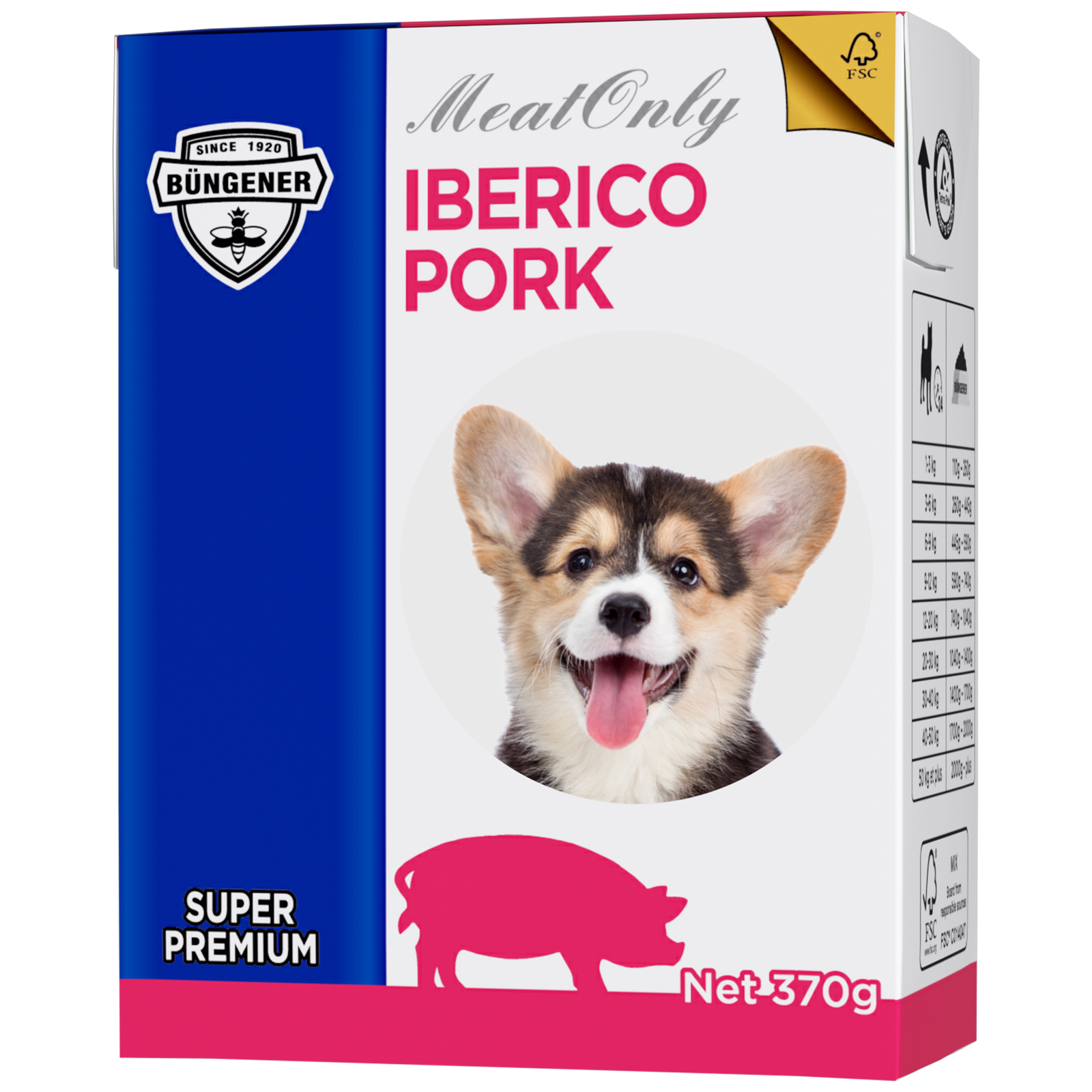 Büngener Meatonly Tetra Recart Wet Food -  IBERICO PORK