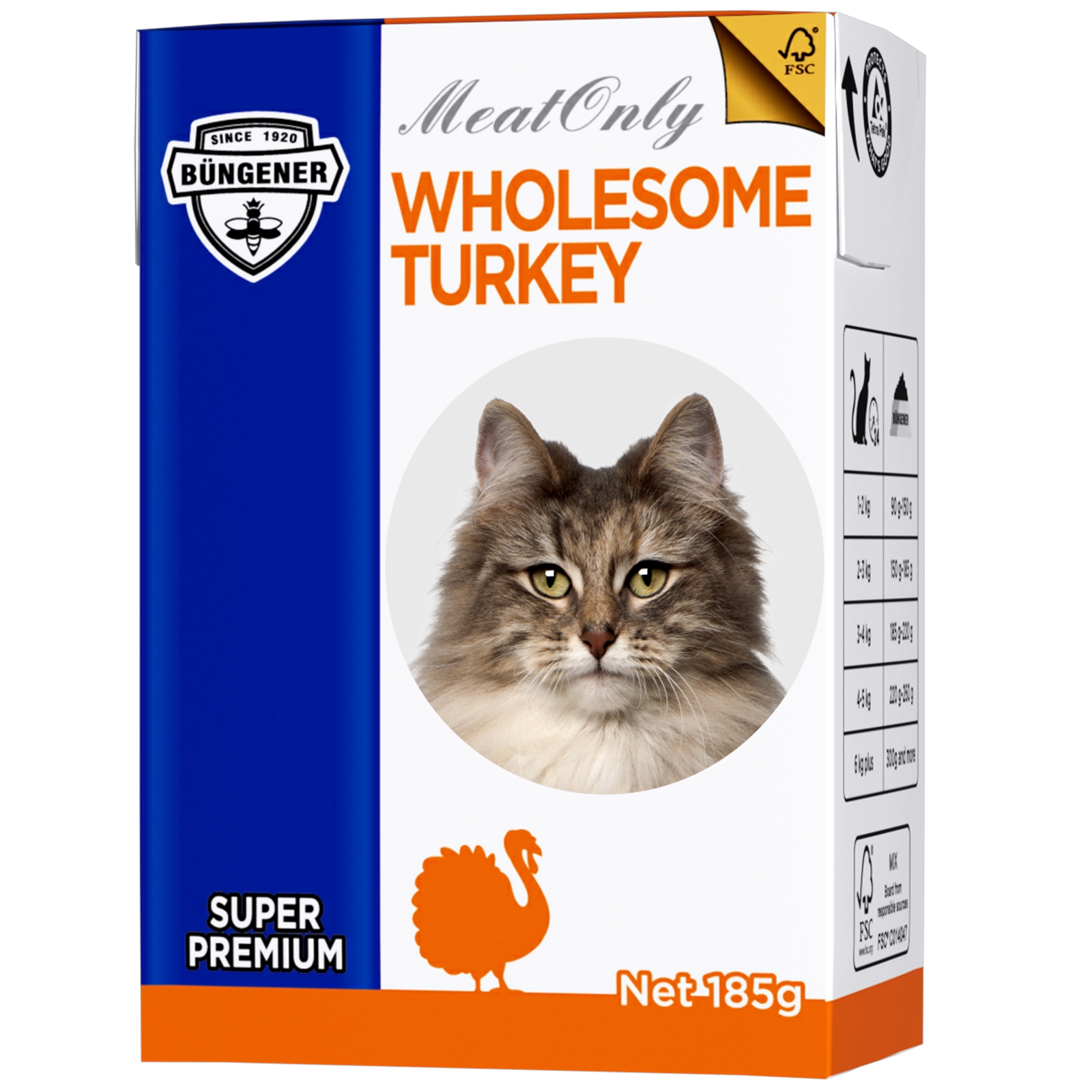 Büngener Meatonly Tetra Recart Wet Food - WHOLESOME TURKEY