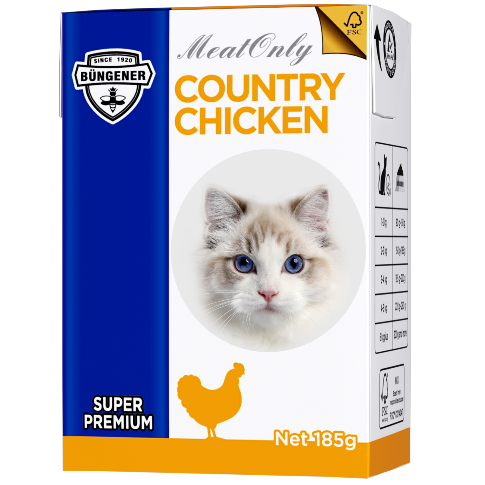 Büngener Meatonly Tetra Recart Wet Food - COUNTRY CHICKEN