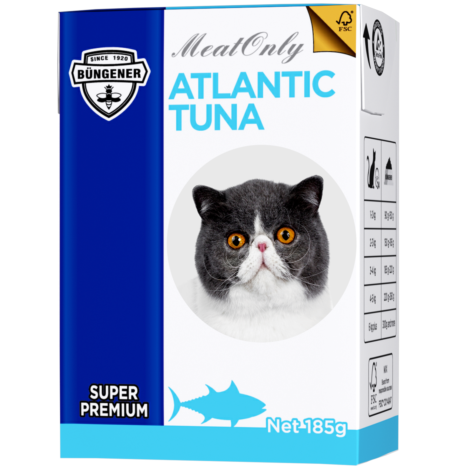 Büngener Meatonly Tetra Recart Wet Food - ATLANTIC TUNA